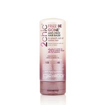 A bottle of Giovanni 2chic FRIZZ BE GONE ANTI-FRIZZ HAIR BALM 