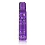 A purple bottle of Giovanni Cosmetics CURL HABIT™ CURL ACTIVATOR SPRAY for all curl types, with coconut oil, jojoba, shea butter, moisture retention for bouncy curls, and an alcohol- & silicone-free formula.