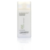 A 2 oz (60 ml) travel-size bottle of Giovanni Cosmetics TEA TREE TRIPLE TREAT™ Invigorating Conditioner with green accents and a clear cap sits on a white background. This color-safe formula refreshes and revitalizes all hair types.